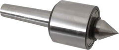 Riten - MT4 Taper Shank, 3-1/16" Head Diam 4,500 Lb Capacity Live Center - 4,000 Max RPM, 2-25/32" Head Length, 1-3/8" Point Diam, 1-13/16" Point Len, 2,100 Lb Max Workpc, Standard Point - Eagle Tool & Supply