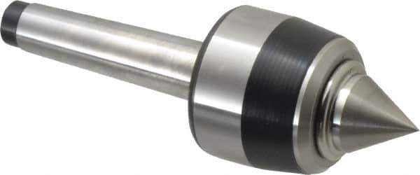 Royal Products - MT2 Taper Shank, 1-3/4" Head Diam 3,085 Lb Capacity Live Center - 6,000 Max RPM, 1.47" Head Length, 7/8" Point Diam, 1.01" Point Len, 725 Lb Max Workpc, 5-9/32" OAL, Standard Point - Eagle Tool & Supply