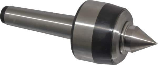 Royal Products - MT3 Taper Shank, 2.33" Head Diam 4,870 Lb Capacity Live Center - 5,000 Max RPM, 1-3/4" Head Length, 1" Point Diam, 1.22" Point Len, 970 Lb Max Workpc, 6-13/32" OAL, Standard Point - Eagle Tool & Supply