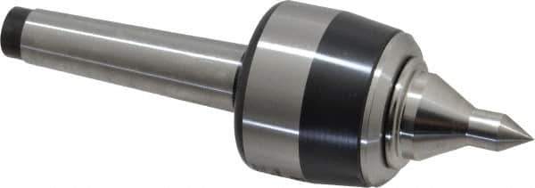 Royal Products - MT2 Taper Shank, 1-3/4" Head Diam 2,735 Lb Capacity Live Center - 6,000 Max RPM, 1.47" Head Length, 7/8" Point Diam, 1.35" Point Len, 375 Lb Max Workpc, 5-3/8" OAL, 3/8" Tip Diam, Long Point - Eagle Tool & Supply