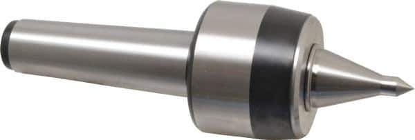 Royal Products - MT5 Taper Shank, 3.45" Head Diam 7,630 Lb Capacity Live Center - 3,500 Max RPM, 2.81" Head Length, 1-1/2" Point Diam, 2.58" Point Len, 1,930 Lb Max Workpc, 11" OAL, 1/2" Tip Diam, Long Point - Eagle Tool & Supply