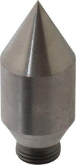 Royal Products - 5/8-18" Thread, 3MT Taper, 1" Point Diam, Tool Steel Lathe Extended Point - 1-7/8" OAL - Eagle Tool & Supply