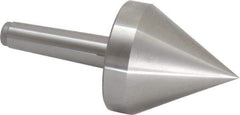 Royal Products - MT3 Taper Shank, 3-5/32" Head Diam 2,255 Lb Capacity Live Center - 5,000 Max RPM, 3-3/8" Head Length, 1" Point Diam, 3.39" Point Len, 475 Lb Max Workpc, 6-15/16" OAL, Pipe Nose Point - Eagle Tool & Supply