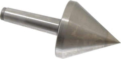 Royal Products - MT4 Taper Shank, 4-5/32" Head Diam 3,180 Lb Capacity Live Center - 4,500 Max RPM, 4-1/8" Head Length, 1-1/4" Point Diam, 4-1/8" Point Len, 630 Lb Max Workpc, 8-11/16" OAL, Pipe Nose Point - Eagle Tool & Supply