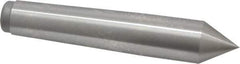 Royal Products - 0.938" Head Diam, High Speed Steel Standard Point Solid Dead Center - 3MT Morse Taper, 0.938" Point Diam, 5-1/4" OAL - Eagle Tool & Supply