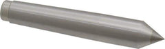 Royal Products - 0.7" Head Diam, Carbide-Tipped Steel Standard Point Solid Dead Center - 2MT Morse Taper, 0.7" Point Diam, 4-3/16" OAL - Eagle Tool & Supply