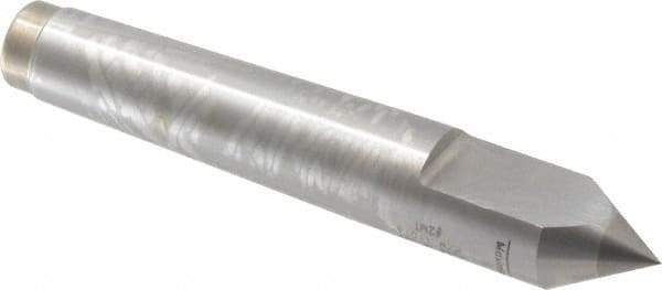 Royal Products - 0.7" Head Diam, Carbide-Tipped Steel Standard Point Half Dead Center - 2MT Morse Taper, 0.7" Point Diam, 4-3/16" OAL - Eagle Tool & Supply