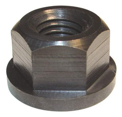 Morton Machine Works - 7/16-14, 1" Flange Diam, 9/16" High, 3/4" Across Flats, Flange Nut - Grade Nylatron GS Nylon, 5/32" Flange Height, TCMAI - Eagle Tool & Supply