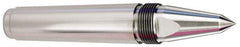 Royal Products - 1.748" Head Diam, Carbide-Tipped Steel Long Point Solid Dead Center - 5MT Morse Taper, 1/2" Point Diam, 8-7/16" OAL - Eagle Tool & Supply