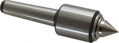 Royal Products - MT3 Taper Shank, 1-3/4" Head Diam 2,155 Lb Capacity Live Center - 6,000 Max RPM, 2.12" Head Length, 7/8" Point Diam, 1.07" Point Len, 885 Lb Max Workpc, 6-7/16" OAL, 3/8" Tip Diam, Standard Point - Eagle Tool & Supply