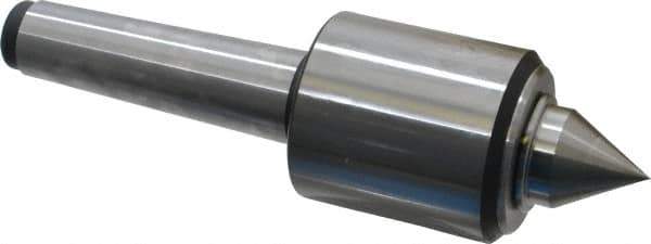 Royal Products - MT4 Taper Shank, 2.45" Head Diam 4,390 Lb Capacity Live Center - 5,000 Max RPM, 2.78" Head Length, 1-1/4" Point Diam, 1.47" Point Len, 2,240 Lb Max Workpc, 8-5/8" OAL, 1/2" Tip Diam, Standard Point - Eagle Tool & Supply