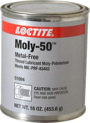 Loctite - 1 Lb Can General Purpose Anti-Seize Lubricant - Molybdenum Disulfide, -29 to 750°F, Gray, Water Resistant - Eagle Tool & Supply