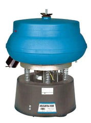 Raytech - 0.75 Cu Ft, 1/3 hp, Wet/Dry Operation Vibratory Tumbler - Adjustable Amplitude, Flow Through Drain - Eagle Tool & Supply