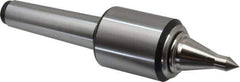 Royal Products - MT3 Taper Shank, 1.7" Head Diam 830 Lb Capacity Live Center - 12,000 Max RPM, 2.12" Head Length, 7/8" Point Diam, 1-3/4" Point Len, 180 Lb Max Workpc, 7-7/32" OAL, 3/8" Tip Diam, Long Point - Eagle Tool & Supply