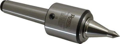 Royal Products - MT4 Taper Shank, 2.45" Head Diam 1,905 Lb Capacity Live Center - 12,000 Max RPM, 2.78" Head Length, 1-1/4" Point Diam, 2.35" Point Len, 525 Lb Max Workpc, 9-5/8" OAL, 1/2" Tip Diam, Long Point - Eagle Tool & Supply