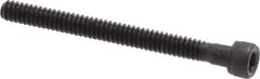 Value Collection - #4-40 UNC Hex Socket Drive, Socket Cap Screw - Alloy Steel, Black Oxide Finish, Partially Threaded, 1-1/4" Length Under Head - Eagle Tool & Supply