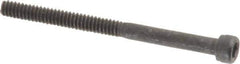 Value Collection - #4-40 UNC Hex Socket Drive, Socket Cap Screw - Alloy Steel, Black Oxide Finish, Partially Threaded, 1-1/2" Length Under Head - Eagle Tool & Supply