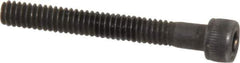 Value Collection - #5-40 UNC Hex Socket Drive, Socket Cap Screw - Alloy Steel, Black Oxide Finish, Partially Threaded, 1" Length Under Head - Eagle Tool & Supply