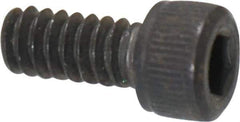 Value Collection - #6-32 UNC Hex Socket Drive, Socket Cap Screw - Alloy Steel, Black Oxide Finish, Fully Threaded, 5/16" Length Under Head - Eagle Tool & Supply