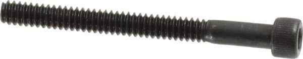 Value Collection - #6-32 UNC Hex Socket Drive, Socket Cap Screw - Alloy Steel, Black Oxide Finish, Partially Threaded, 1-1/2" Length Under Head - Eagle Tool & Supply