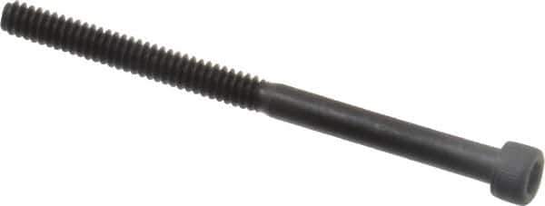 Value Collection - #6-32 UNC Hex Socket Drive, Socket Cap Screw - Alloy Steel, Black Oxide Finish, Partially Threaded, 2" Length Under Head - Eagle Tool & Supply