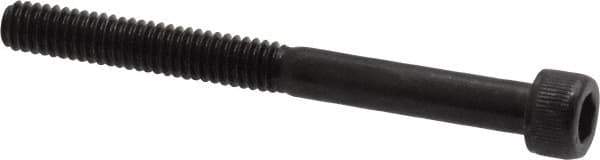 Value Collection - #8-32 UNC Hex Socket Drive, Socket Cap Screw - Alloy Steel, Black Oxide Finish, Partially Threaded, 1-3/4" Length Under Head - Eagle Tool & Supply