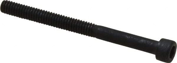 Value Collection - #8-32 UNC Hex Socket Drive, Socket Cap Screw - Alloy Steel, Black Oxide Finish, Partially Threaded, 2" Length Under Head - Eagle Tool & Supply