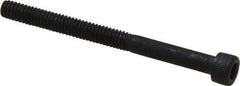 Value Collection - #8-32 UNC Hex Socket Drive, Socket Cap Screw - Alloy Steel, Black Oxide Finish, Partially Threaded, 2" Length Under Head - Eagle Tool & Supply