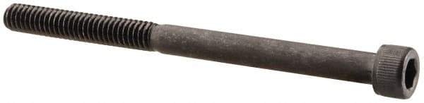 Value Collection - #8-32 UNC Hex Socket Drive, Socket Cap Screw - Alloy Steel, Black Oxide Finish, Partially Threaded, 2-1/4" Length Under Head - Eagle Tool & Supply