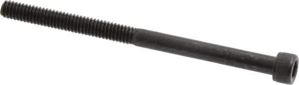 Value Collection - #8-32 UNC Hex Socket Drive, Socket Cap Screw - Alloy Steel, Black Oxide Finish, Partially Threaded, 2-1/2" Length Under Head - Eagle Tool & Supply