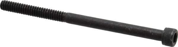 Value Collection - #10-24 UNC Hex Socket Drive, Socket Cap Screw - Alloy Steel, Black Oxide Finish, Partially Threaded, 3" Length Under Head - Eagle Tool & Supply