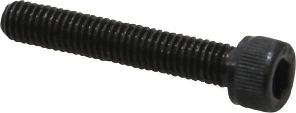 Value Collection - #10-32 UNF Hex Socket Drive, Socket Cap Screw - Alloy Steel, Black Oxide Finish, Fully Threaded, 1-1/8" Length Under Head - Eagle Tool & Supply