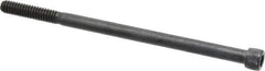 Value Collection - 1/4-20 UNC Hex Socket Drive, Socket Cap Screw - Alloy Steel, Black Oxide Finish, Partially Threaded, 4-1/2" Length Under Head - Eagle Tool & Supply