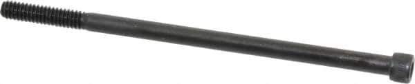 Value Collection - 1/4-20 UNC Hex Socket Drive, Socket Cap Screw - Alloy Steel, Black Oxide Finish, Partially Threaded, 5" Length Under Head - Eagle Tool & Supply