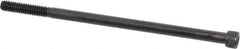 Value Collection - 1/4-20 UNC Hex Socket Drive, Socket Cap Screw - Alloy Steel, Black Oxide Finish, Partially Threaded, 5" Length Under Head - Eagle Tool & Supply