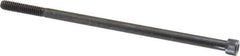 Value Collection - 1/4-20 UNC Hex Socket Drive, Socket Cap Screw - Alloy Steel, Black Oxide Finish, Partially Threaded, 5-1/2" Length Under Head - Eagle Tool & Supply