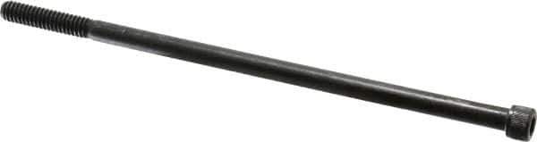 Value Collection - 1/4-20 UNC Hex Socket Drive, Socket Cap Screw - Alloy Steel, Black Oxide Finish, Partially Threaded, 6" Length Under Head - Eagle Tool & Supply