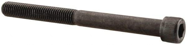 Value Collection - 1/4-28 UNF Hex Socket Drive, Socket Cap Screw - Alloy Steel, Black Oxide Finish, Partially Threaded, 2-3/4" Length Under Head - Eagle Tool & Supply