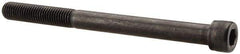 Value Collection - 1/4-28 UNF Hex Socket Drive, Socket Cap Screw - Alloy Steel, Black Oxide Finish, Partially Threaded, 3" Length Under Head - Eagle Tool & Supply