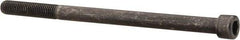 Value Collection - 1/4-28 UNF Hex Socket Drive, Socket Cap Screw - Alloy Steel, Black Oxide Finish, Partially Threaded, 4" Length Under Head - Eagle Tool & Supply