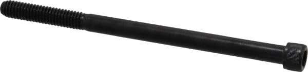 Value Collection - 5/16-18 UNC Hex Socket Drive, Socket Cap Screw - Alloy Steel, Black Oxide Finish, Partially Threaded, 5" Length Under Head - Eagle Tool & Supply