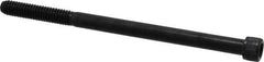 Value Collection - 5/16-18 UNC Hex Socket Drive, Socket Cap Screw - Alloy Steel, Black Oxide Finish, Partially Threaded, 5" Length Under Head - Eagle Tool & Supply