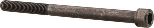 Value Collection - 5/16-24 UNF Hex Socket Drive, Socket Cap Screw - Alloy Steel, Black Oxide Finish, Partially Threaded, 4" Length Under Head - Eagle Tool & Supply
