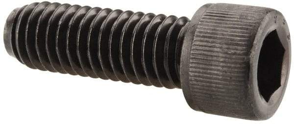 Value Collection - 3/8-16 UNC Hex Socket Drive, Socket Cap Screw - Alloy Steel, Black Oxide Finish, Fully Threaded, 1-1/8" Length Under Head - Eagle Tool & Supply