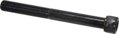 Value Collection - 3/8-24 UNF Hex Socket Drive, Socket Cap Screw - Alloy Steel, Black Oxide Finish, Partially Threaded, 3-1/2" Length Under Head - Eagle Tool & Supply