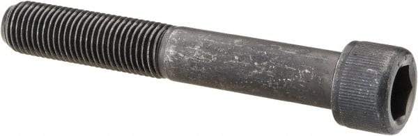 Value Collection - 7/16-20 UNF Hex Socket Drive, Socket Cap Screw - Alloy Steel, Black Oxide Finish, Partially Threaded, 3" Length Under Head - Eagle Tool & Supply