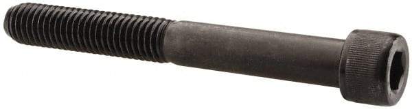 Value Collection - 1/2-13 UNC Hex Socket Drive, Socket Cap Screw - Alloy Steel, Black Oxide Finish, Partially Threaded, 4-1/4" Length Under Head - Eagle Tool & Supply