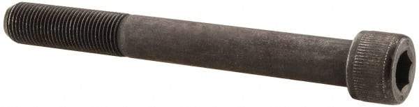 Value Collection - 1/2-20 UNF Hex Socket Drive, Socket Cap Screw - Alloy Steel, Black Oxide Finish, Partially Threaded, 4-1/2" Length Under Head - Eagle Tool & Supply