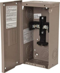 Eaton Cutler-Hammer - 2 Circuits, 120/240 VAC, 40 Amp Main, 14 AWG, Surface, Indoor Main Lug Load Center - 1 Phase, 1 NEMA Rating, 4-1/2 Inch Wide x 3.13 Inch Deep x 9-1/2 Inch High - Eagle Tool & Supply