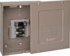 Eaton Cutler-Hammer - 8 Circuits, 120/240 VAC, 125 Amp Main, 6-1/0 AWG, Surface, Indoor Main Lug Load Center - 1 Phase, 1 NEMA Rating, 11 Inch Wide x 3.69 Inch Deep x 13 Inch High - Eagle Tool & Supply